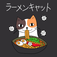 Ramen Cat (tortoiseshell, White Text) Vintage Short | Artistshot