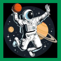 Dino Space Poster Green Classic T-shirt | Artistshot