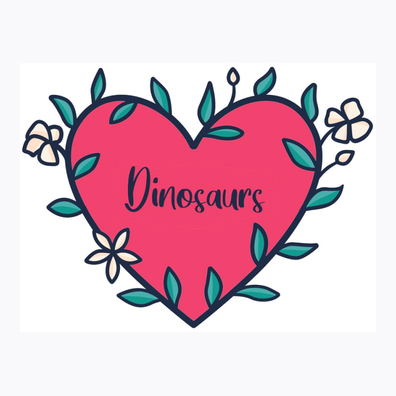 Dinosaur Lover Poster Girl T-shirt | Artistshot