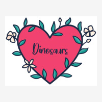 Dinosaur Lover Poster Girl Classic T-shirt | Artistshot