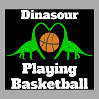 Dinosaur Playing Basketball Poster Girl Aesthetic T-shirt | Artistshot