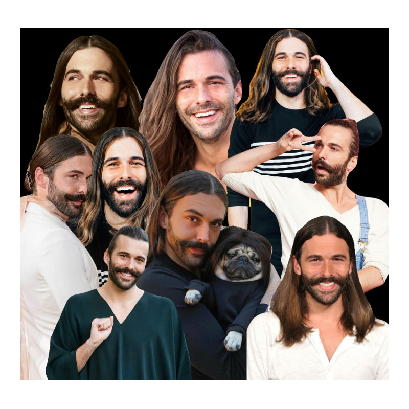 Jonathan Van Ness Jvn Sticker Packs Montage Collection Cool Crazy Cute Men's 3/4 Sleeve Pajama Set by prdoeldara | Artistshot