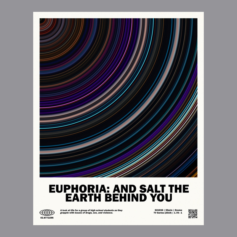 Minimaleuphoria And Salt The Earth Behind You Barcode Tv Show Poster 8 3/4 Sleeve Shirt | Artistshot