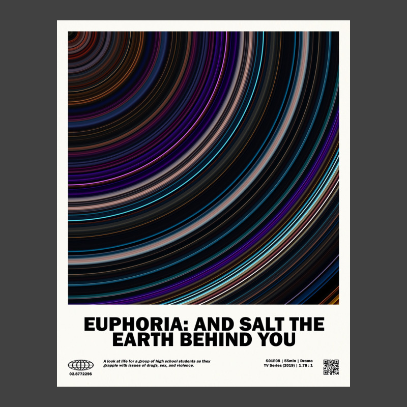 Minimaleuphoria And Salt The Earth Behind You Barcode Tv Show Poster 8 Vintage T-shirt | Artistshot