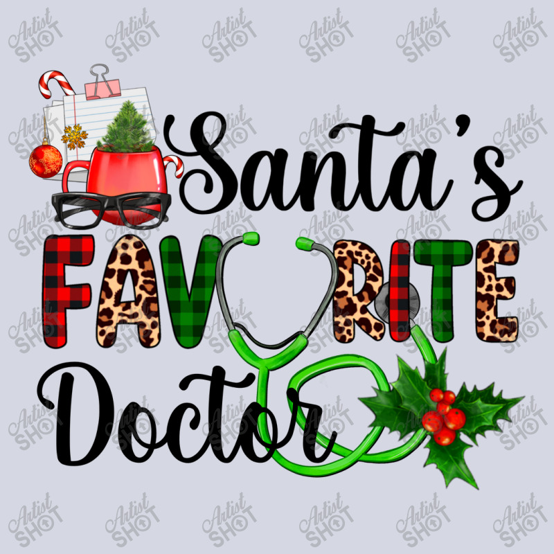 Santa's Favorite Doctor Fleece Short | Artistshot