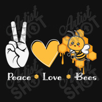 Peace Love Bees Throw Pillow | Artistshot