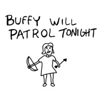 Buffy Will Patrol Tonight V-neck Tee | Artistshot