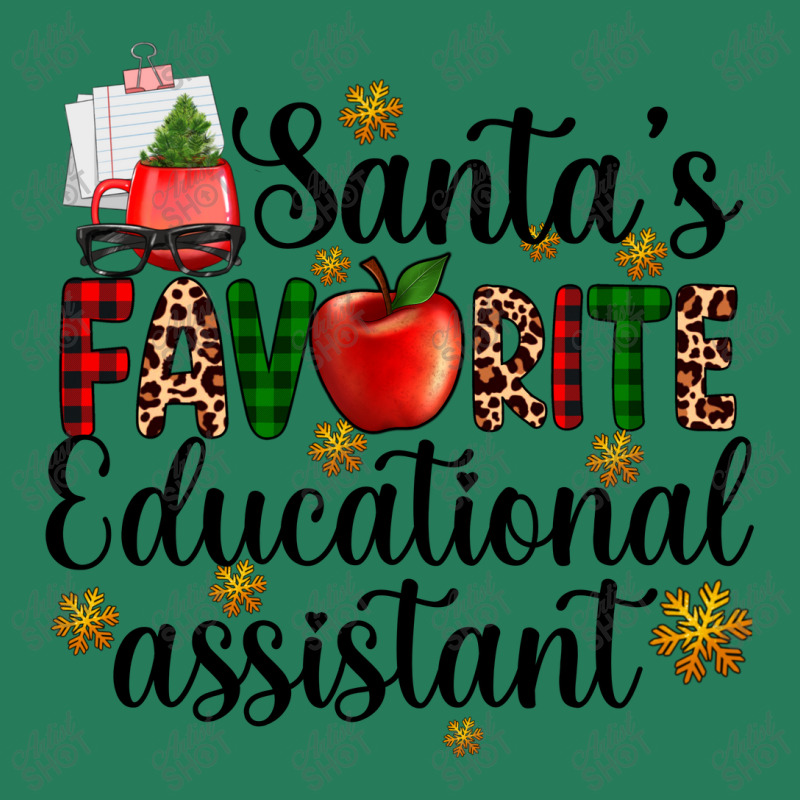 Santa's Favorite Educational Assistant T-shirt | Artistshot