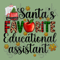 Santa's Favorite Educational Assistant Front Car Mat | Artistshot