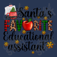 Santa's Favorite Educational Assistant Men Denim Jacket | Artistshot