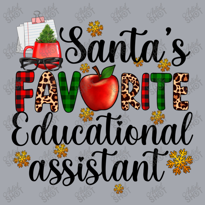 Santa's Favorite Educational Assistant Long Sleeve Shirts | Artistshot