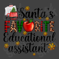 Santa's Favorite Educational Assistant Vintage T-shirt | Artistshot