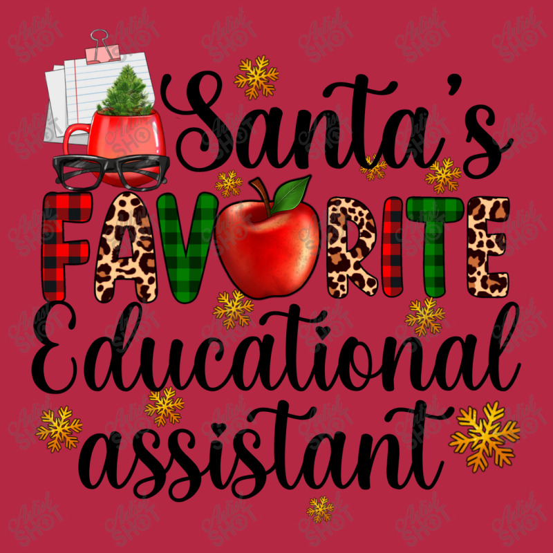 Santa's Favorite Educational Assistant Champion Hoodie | Artistshot