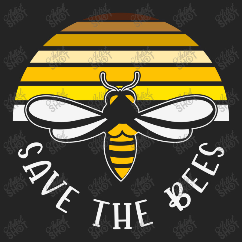 Retro Vintage Bumble Bee Save The Bees 3/4 Sleeve Shirt | Artistshot