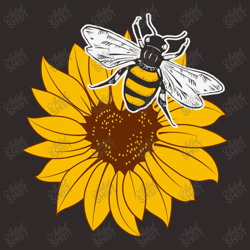 Sunflower Bee Bumble Bee Racerback Tank | Artistshot