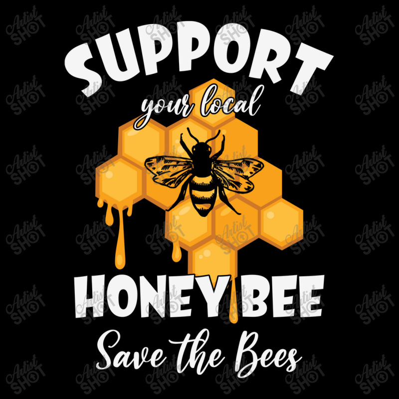 Support Your Local Honey Bee Lightweight Hoodie | Artistshot