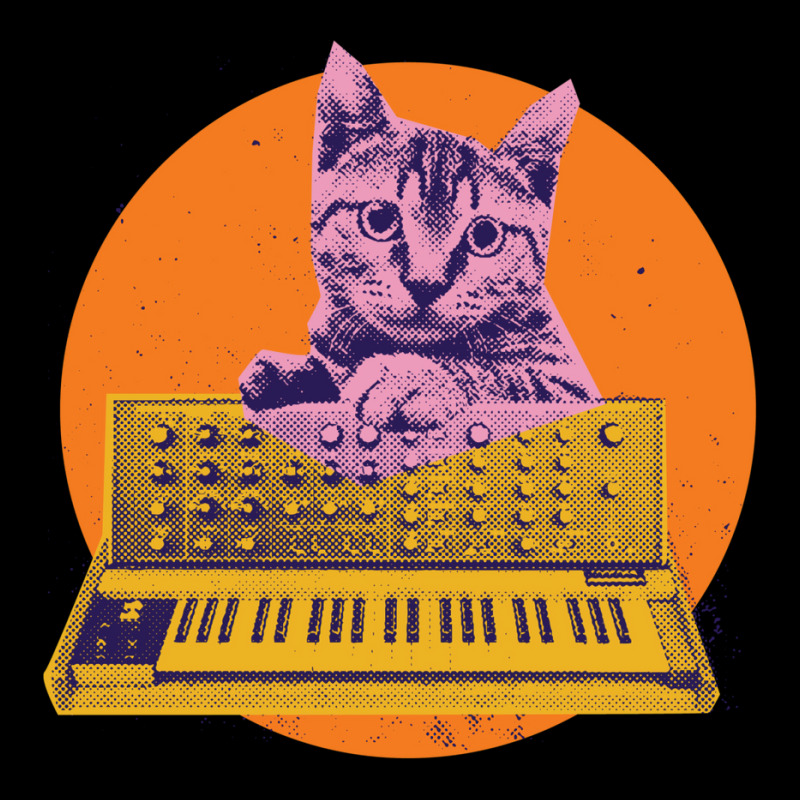 Cool Cat Synthesizer Music Producer Design V-neck Tee | Artistshot