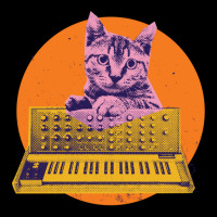 Cool Cat Synthesizer Music Producer Design Zipper Hoodie | Artistshot