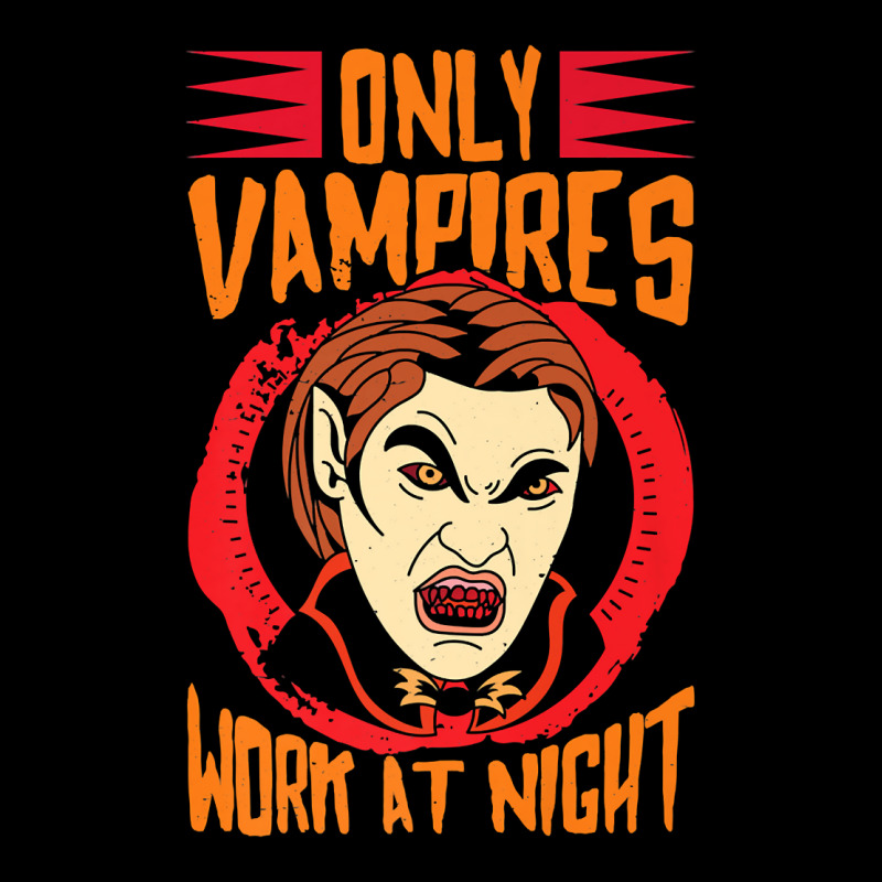 Only Vampires Work At Night Working Day Shift Worker Job442 Cropped Sweater by inkioasaveiq | Artistshot