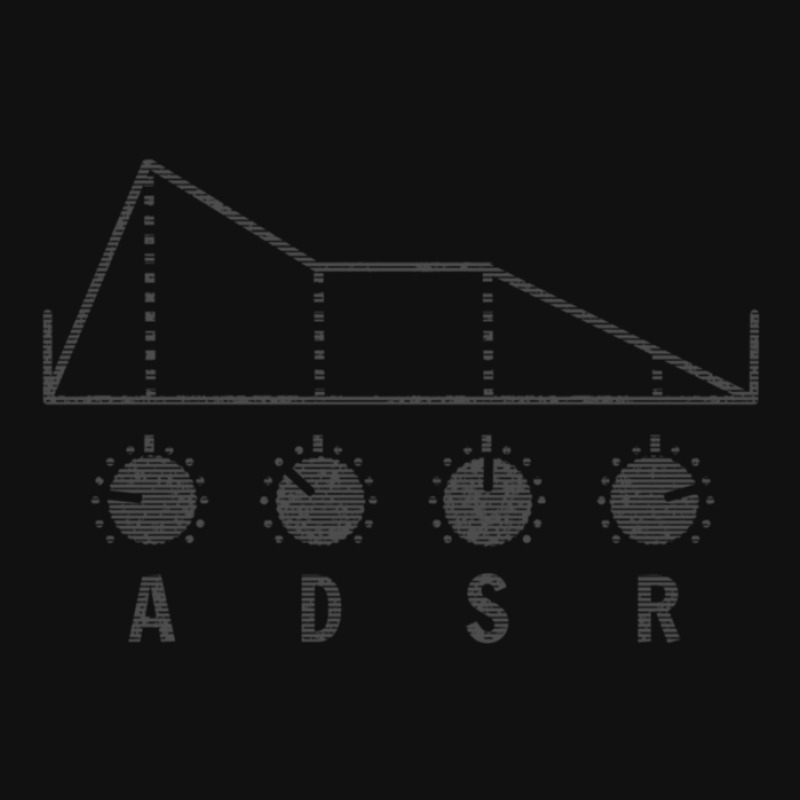 Synthesizer Adsr For Synth Lover 5 Metal Print Square | Artistshot