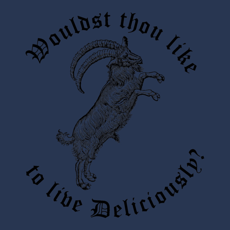 Black Phillip Wouldst Thou Like To Live Deliciously (shaded Version) Ladies Denim Jacket by lummydupain4 | Artistshot