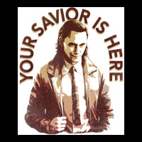 Your Savior Is Here Faded Portrait Poster Quote Fleece Short | Artistshot