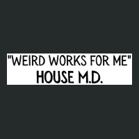 Weirs Work For Me Poster 80s Women's Triblend Scoop T-shirt | Artistshot