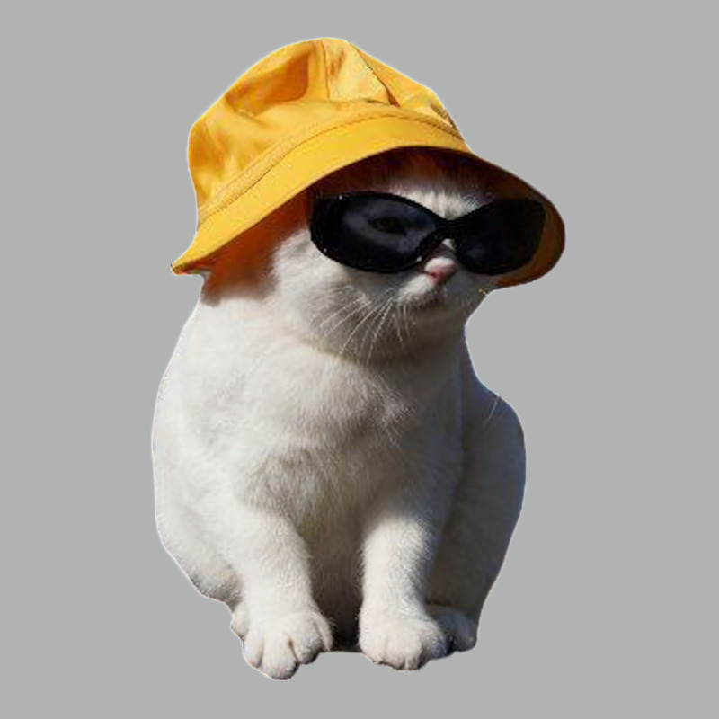 Bucket Hat Cat Zipper Hoodie by inggaerzoahg | Artistshot