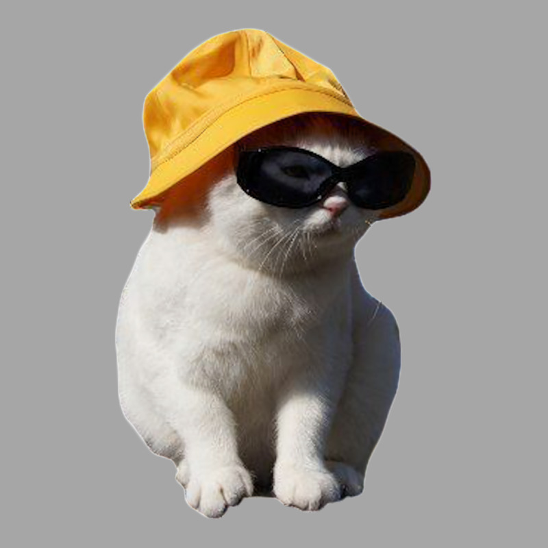 Bucket Hat Cat Men's Polo Shirt by inggaerzoahg | Artistshot