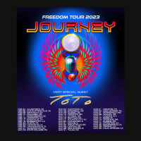 Jrny Freedom Tour 2023 With Locations Ang Dates Classic Scorecard Crop Tee | Artistshot