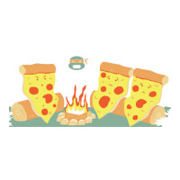 Pizza Campfire Story Sticker | Artistshot