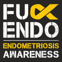 Fuck Endo Endometriosis Awareness Month Endo Support Ribbon T Shirt Ladies Fitted T-shirt | Artistshot