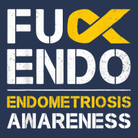 Fuck Endo Endometriosis Awareness Month Endo Support Ribbon T Shirt Ladies Denim Jacket | Artistshot