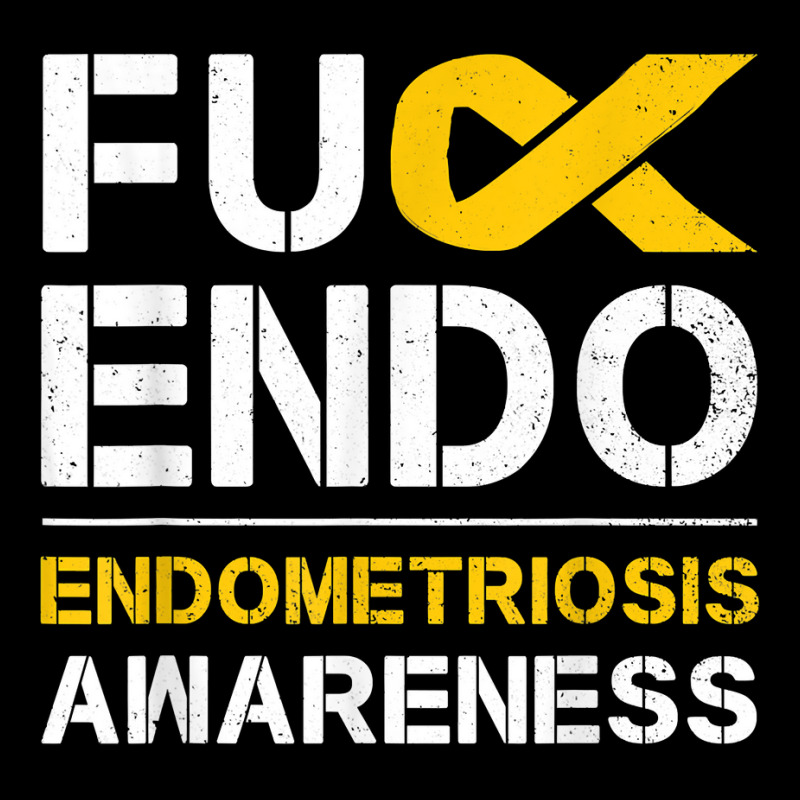 Fuck Endo Endometriosis Awareness Month Endo Support Ribbon T Shirt Maternity Scoop Neck T-shirt by tamkyfashions | Artistshot