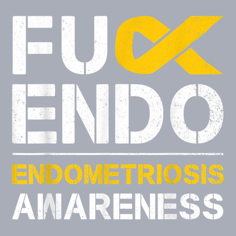 Fuck Endo Endometriosis Awareness Month Endo Support Ribbon T Shirt Tank Dress by tamkyfashions | Artistshot