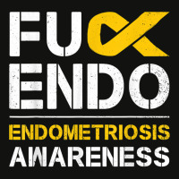 Fuck Endo Endometriosis Awareness Month Endo Support Ribbon T Shirt Scorecard Crop Tee | Artistshot