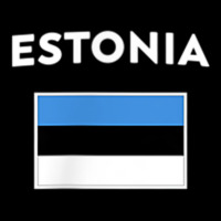 Estonia Flag Blue, Black, White T Shirt Adjustable Cap | Artistshot