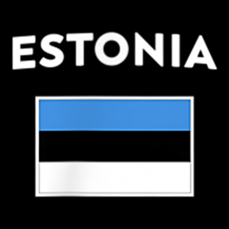 Estonia Flag Blue, Black, White T Shirt Adjustable Cap | Artistshot