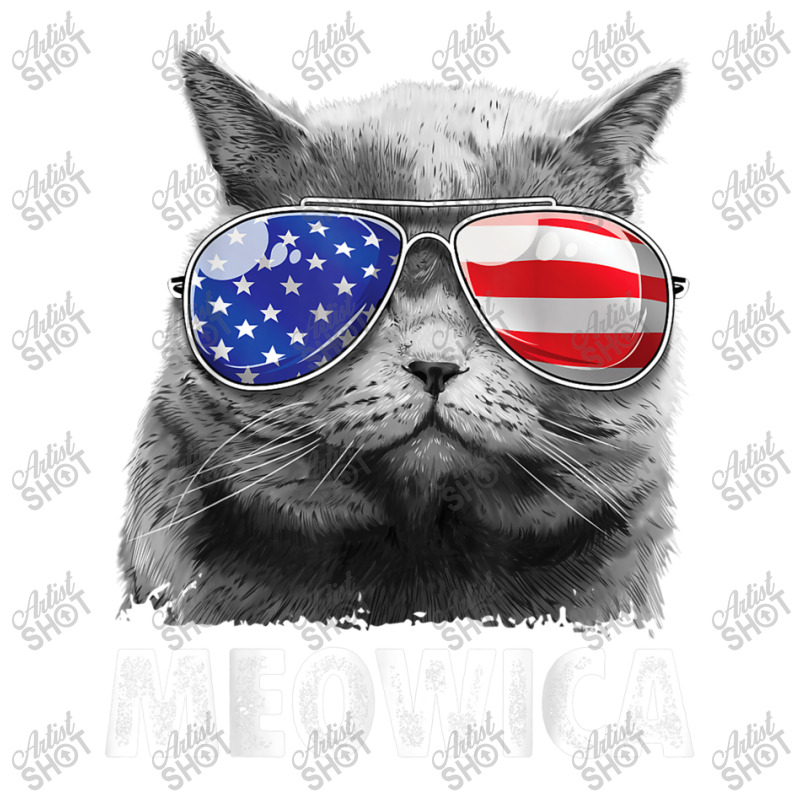 Cat 4th Of July Mug Meowica Merica Men Usa American Flag Sticker | Artistshot