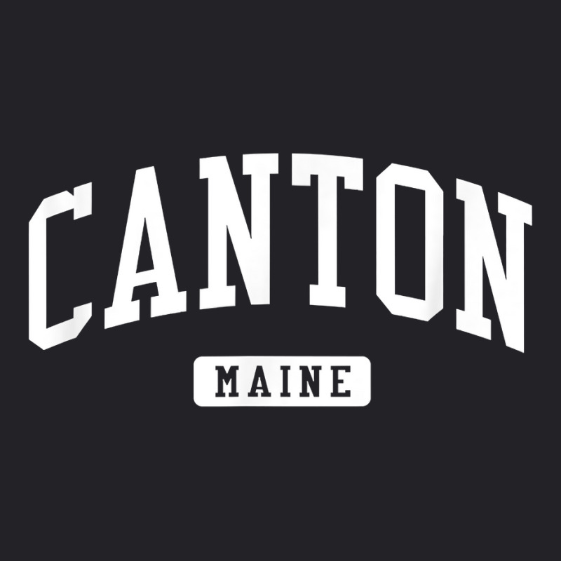 Canton Maine Me Vintage Athletic Sports Design T Shirt Youth Tee | Artistshot