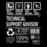 Limited Edition Technical Support Advisor T Shirt - Multitasking Certi Adjustable Cap | Artistshot