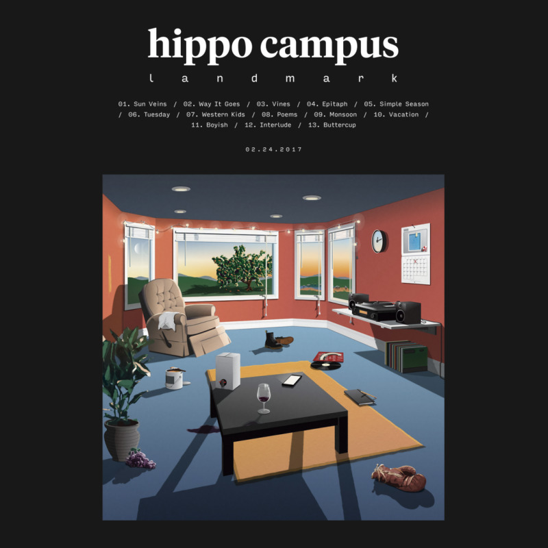 Hippo Campus   Landmark (2017) Music Album Cover Poster Flannel Shirt | Artistshot