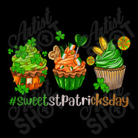 Sweet St Patricks Day Cupcake Men's Long Sleeve Pajama Set | Artistshot