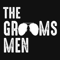 The Groomsmen Cool Shades Funny Bachelor Party Gift Landscape Canvas Print | Artistshot