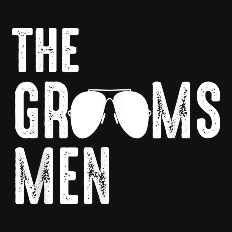 The Groomsmen Cool Shades Funny Bachelor Party Gift Landscape Canvas Print | Artistshot