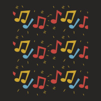 Colorful Music Notes. Ladies Fitted T-shirt | Artistshot