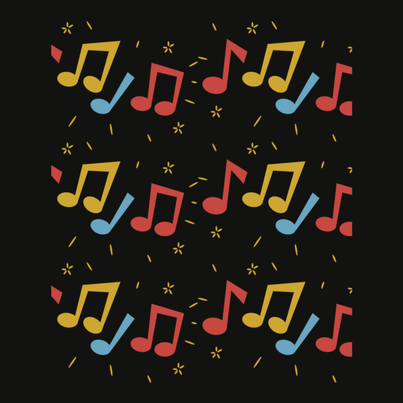 Colorful Music Notes. Scorecard Crop Tee by RichardAdams | Artistshot