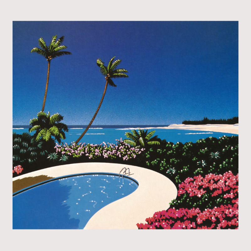 Hiroshi Nagai Art Print Poster Vaporwave Aesthetic Wallpaper Pocket T-shirt | Artistshot