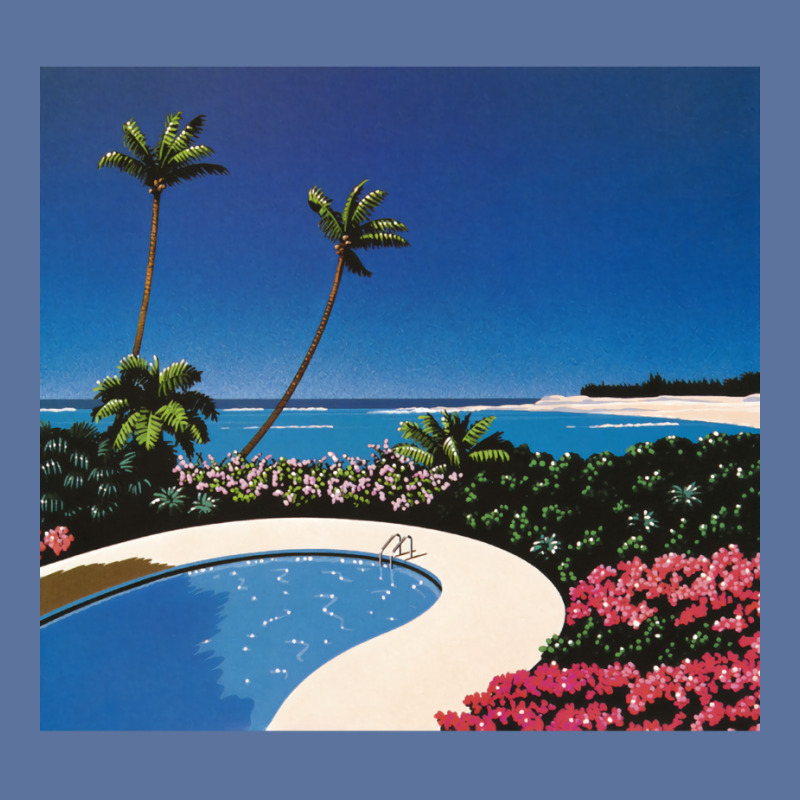 Hiroshi Nagai Art Print Poster Vaporwave Aesthetic Wallpaper Lightweight Hoodie | Artistshot