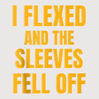 Funny Workout I Flexed And My Sleeves Fell Off Tank Top Pocket T-shirt | Artistshot